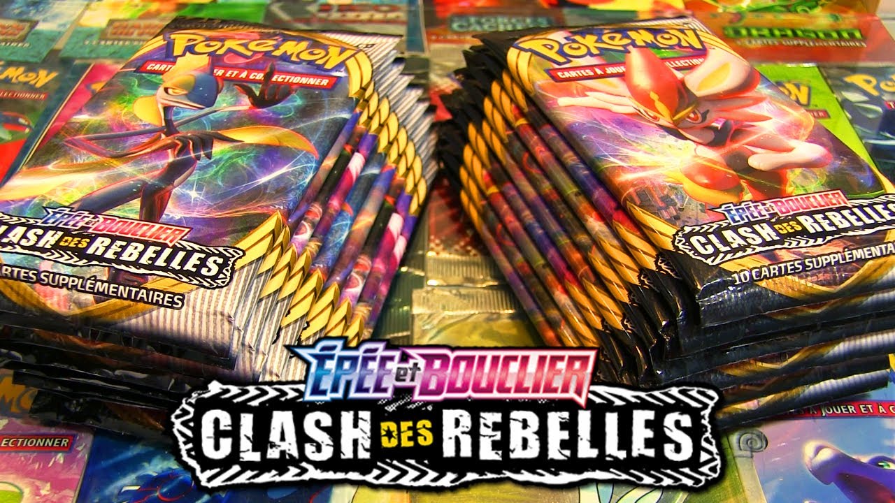 NOUVELLE OUVERTURE DE 18 BOOSTERS POKEMON EB2 CLASH DES REBELLES !