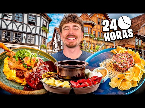 24 HORAS COMENDO EM CAMPOS DO JORDÃO I Especial Dia dos Namorados