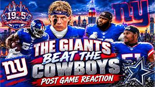 1925 | New York Giants vs Dallas Cowboys Week 1 Postgame Reaction