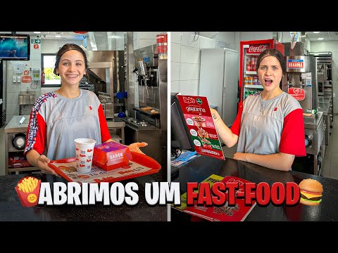 VIRAMOS FUNCIONÁRIAS DO BOB’S POR UM DIA! 🍟🍔