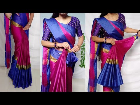 HOW TO WEAR SAREE IN JUST MINUTE/SAREE KAISE PEHANE JATI HAI/SAREE WEARING TIPS N TRICKS