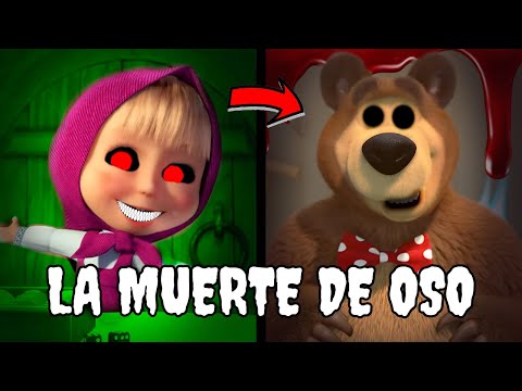 🎃 CREEPYPASTA DE MASHA Y EL OSO "LA MUERTE DE OSO"