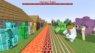 Mutant Mobs vs Golem Security - Minecraft Mob Battle
