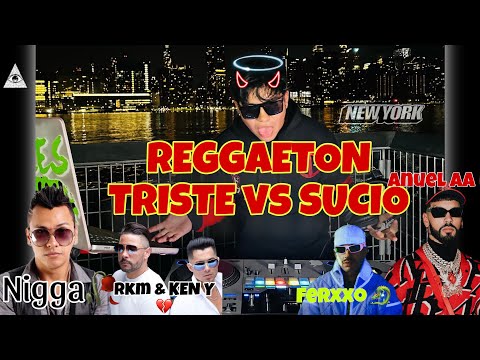 REGGAETON ROMANTICO (Nigga y mas) ❤️ VS REGGAETON SUCIO (Anuel , Ferxxo) 😈 | Dj Andres Pinguil 2024