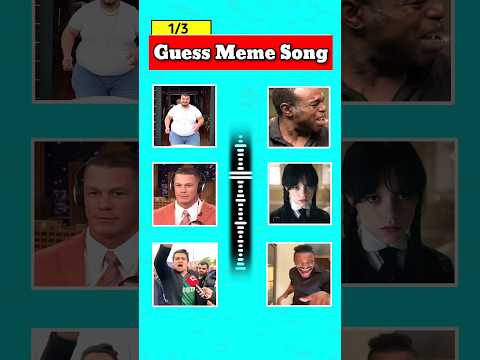 GUESS MEME SONG #1 | Skibidi Dom yes, That One Guy, Oh Bhai Maro Mujhe #shorts #memes #guess #quiz
