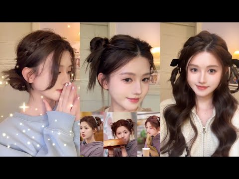 Super easy & Cute Hairstyles Tutorials Korean Style for Girls °×°