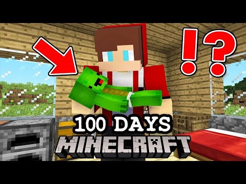 Sobreviviendo 100 Días Con Un Bebé En Minecraft