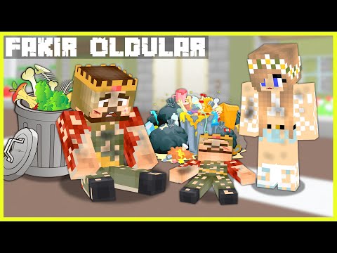 MİNECRAFT ZENGİN AİLESİ FAKİR OLDU FİLMİ! 😱 - Minecraft ZENGİN FAKİR HAYATI