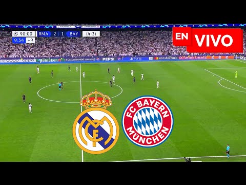 ? REAL MADRID 2 - 1 BAYERN MUNICH EN VIVO Y EN DIRECTO - CHAMPIONS LEAGUE ? NOTICIAS DEL VERDE