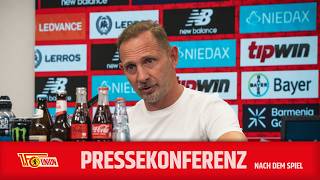 "Wir waren heute nicht gut als Team" | Pressekonferenz nach Leverkusen | 1. FC Union Berlin