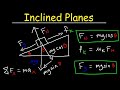 Inclined Plane Physics Problems