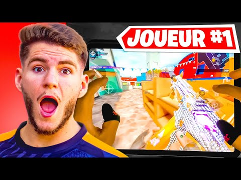 JE RÉAGIS AU *JOUEUR #1 MONDIAL* COD MOBILE !! (il filme ses mains et choque tout le monde)