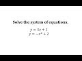 Solving Systems of Equations