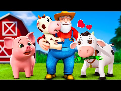 Old Macdonald Had a Farm Song | Old Macdonald Had Cow +More Yes Bobo Baby Song And Kids Rhymes