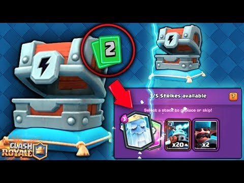 ¡¿ PUEDEN TOCAR Y CAMBIARSE LEGENDARIAS EN EL NUEVO COFRE RELAMPAGO !? | Clash Royale [XHEO]