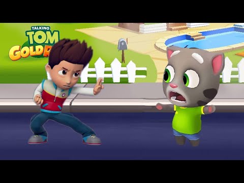 Talking Tom Gold Run - Talking Tom Character vs Ryder Paw Runner Patrol Gameplay