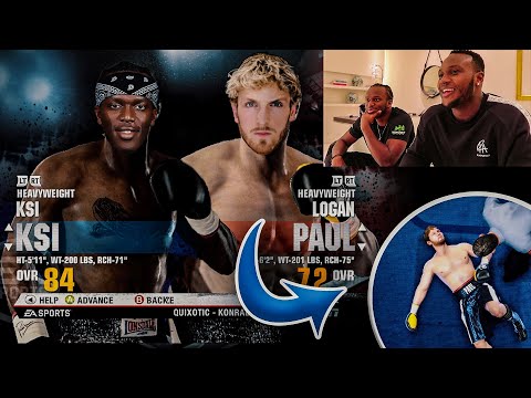 KSI VS LOGAN PAUL 2: FULL FIGHT (VIRTUAL)