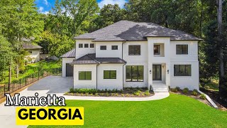 NEW 6-Bdrm, 6.2-Bath Gated Estate Tour | 2 Kitchens, In-Law Suite & Finished Bsmt | NW of Atlanta