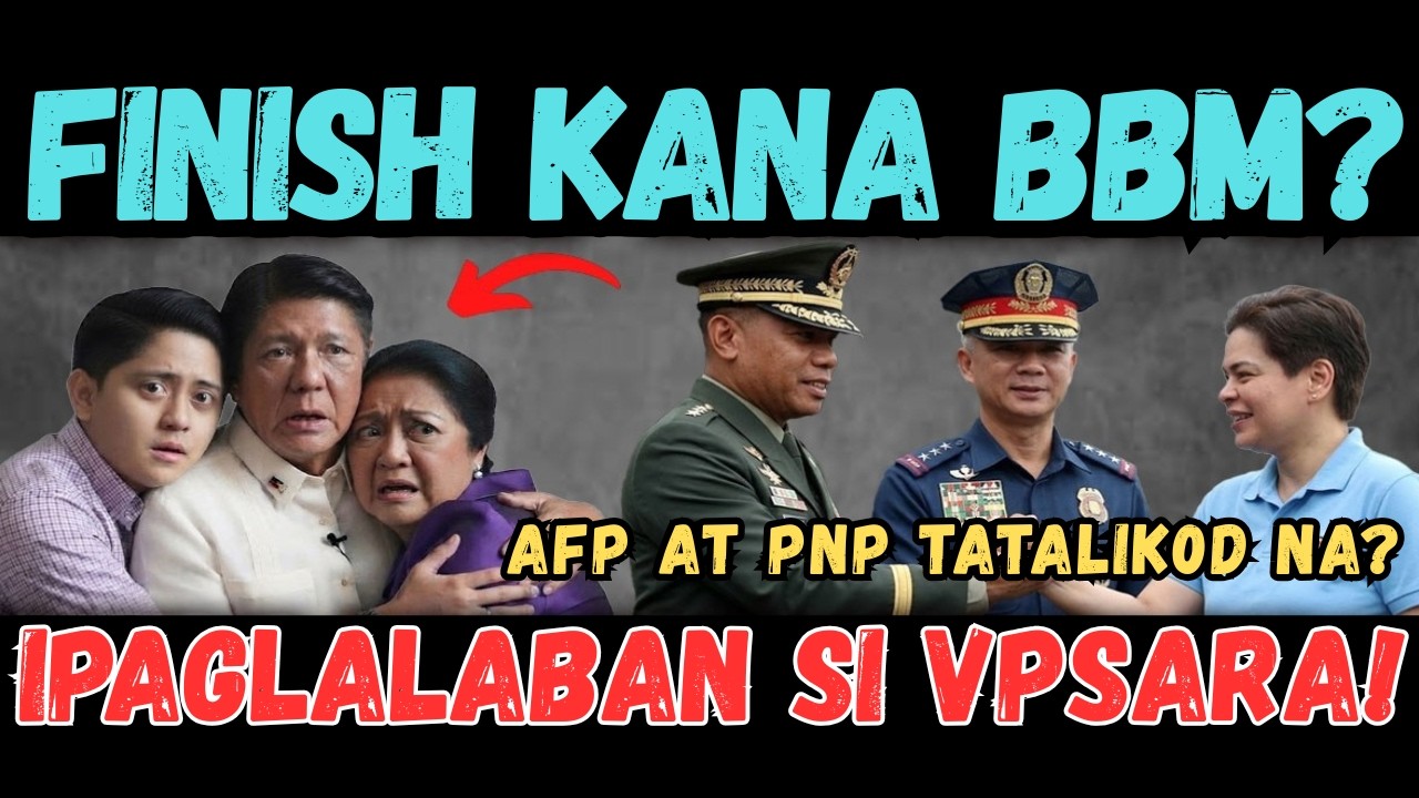 FINISH KANA BBM? AFP AT PNP TATALIK0D NA? IPAGLALABAN SI VPSARA! SEN ROBIN SUMAB0G SA GALIT!