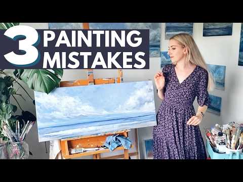 3 Biggest Mistakes Beginners Make When Painting Seascapes (And How to Fix Them!)
