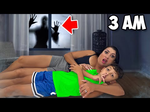 We FOUND a CREEPY STRANGER Looking Through Our Window…