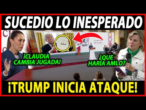 ¡TOMALA! CLAUDIA CAMBIA JUGADA ¡TRUMP EN SH0CK! TUMBA AT4QUE DE ESTADOS UNIDOS HOY