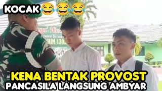 Kena Bentak Provost TNI Langsung Ambyar 😂😂😂  | Video lucu casis TNI saat mengucapkan pancasila