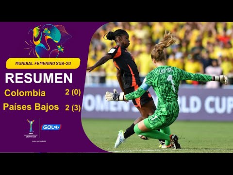 Colombia 2(0) - 2(3) - resumen, goles y penales del partido del Mundial femenino Sub-20