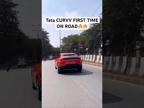 Tata Curvv First Time on Road 🔥🔥 #tatacurvv #curvv