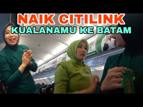 Nice Flight Citilink QG923 Dari Kualanamu Ke Hang Nadim Batam