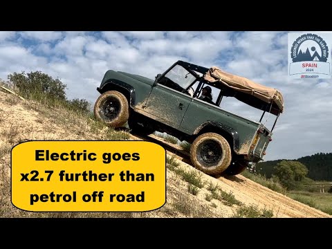 Spanish off-road adventure in an electric Land Rover