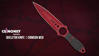 Skeleton Knife Crimson Web Gameplay