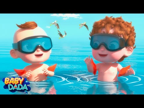 Baby At The Beach Song + More Nursery Rhymes & Kids Songs | Baby DaDa