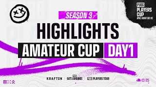 Highlight PUBG PLAYERS TOUR: APAC Amateur Cup Season 3 วันแรก บอกเลยว่า มือใหม่ก็มันส์เหมือนกัน !