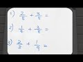 Adding and Comparing Fractions