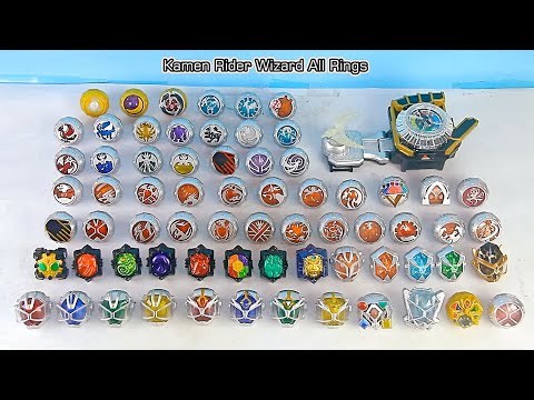 Kamen Rider Wizard All Rings, Magic, Henshin, Plamonster Rings #仮面ライダーウィザード オールリング、魔法、#変身、プラモンスターリング