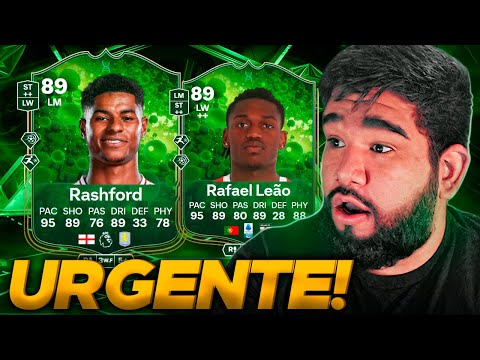 EA FC 25 - ESSA EVOLUCAO É INCRIVEL, TEM QUE FAZER URGENTE! - EVOLUCAO RASHFORD, RAFAEL LEAO E MAIS!