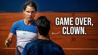 He Made Rafael Nadal SUPER ANGRY... Most HEATED Tennis Match