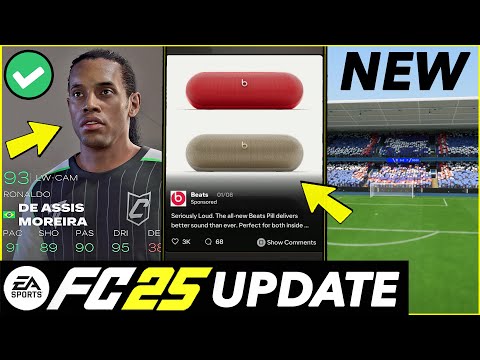 FC 25 BIG NEW UPDATE - Portman Road, New Faces, Icons & More