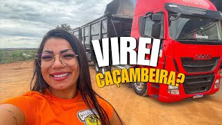 SÓ UMA VIAJADA DE CAÇAMBA … E JÁ NÃO DEU TEMPO DO BANHO KKKKK