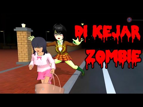 [ CERPEN ] MIO DI KEJAR ZOMBIE - HORROR MOVIE SAKURA SCHOOL SIMULATOR