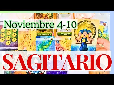 SAGITARIO "Te SENTIRÁS Bendecido Esta Semana! Tarot NOVIEMBRE 4-10