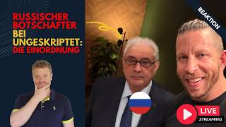 Reaktion auf das neue Skandal-Interview: Ungeskriptet mit dem russischen Botschafter