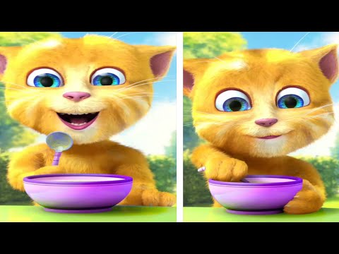 Talking Ginger Eating