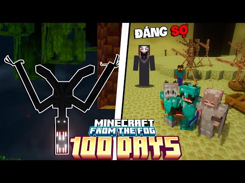 MÌNH CÙNG KiraMC Và BẠN NỮ SINH TỒN 100 NGÀY TRONG MINECRAFT FROM THE FOG SIÊU ĐÁNG SỢ !!