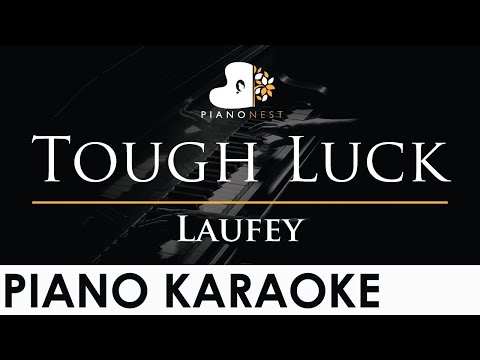 Laufey – Tough Luck – Piano Karaoke Instrumental Cover with Lyrics