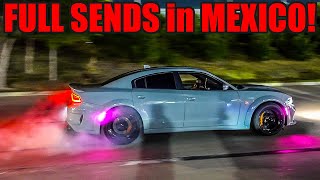 INSANE MODIFIED CARS Send It Leaving Private Car Meet in MEXICO!