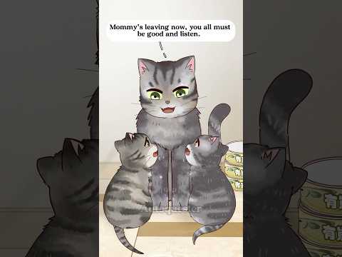 A Mother Just Wants Her Child To Be Okay.#cat #animals #animation
