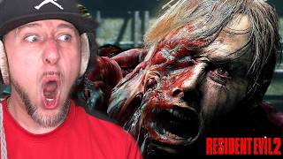 *WARNING* The FIRST BOSS BIRKIN is AFTER US in Resident Evil 2