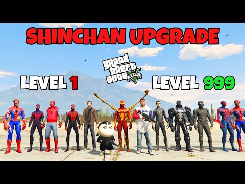 GTA 5 : Shinchan Upgrading Spider man To Ultra Spider Man in GTA 5 ! JSS GAMER